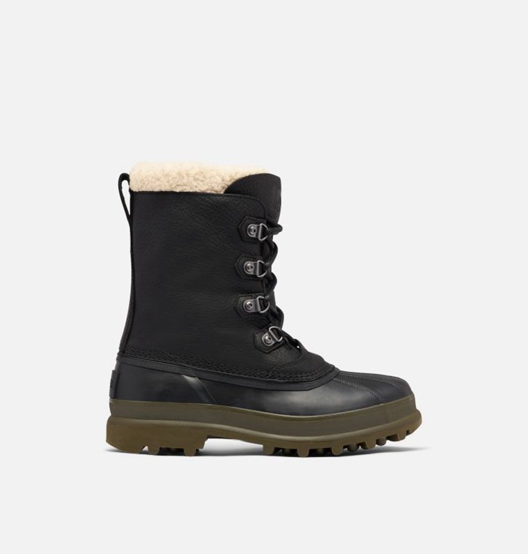 Sorel Erkek Caribou™ Stack - Kar Botu Siyah - 962-FWHRZC